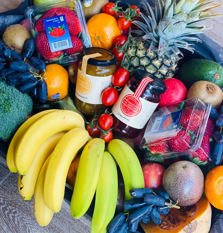 Create your perfect grocer box with fresh premium produce and gourmet items .-The Village Grocer Club