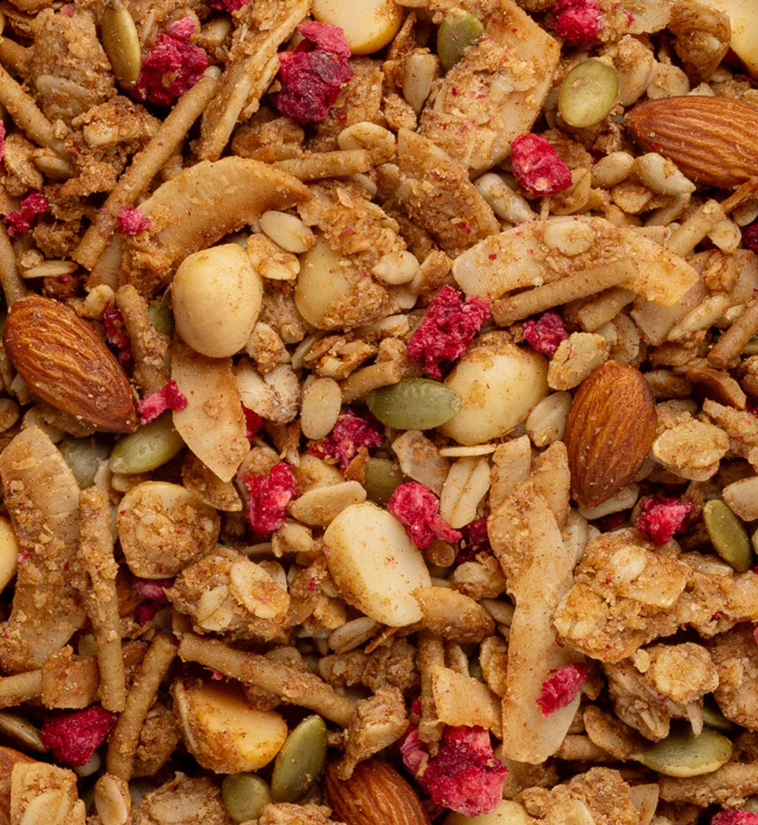 *New In Store* Brookfarm Low Sugar Macadamia & Raspberry Granola