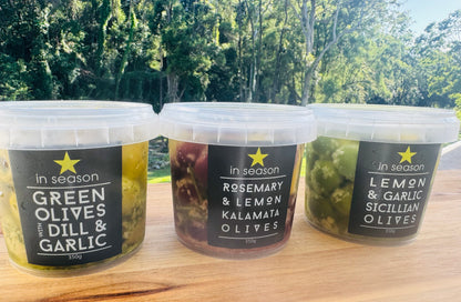 Locally Made Authentic Olives