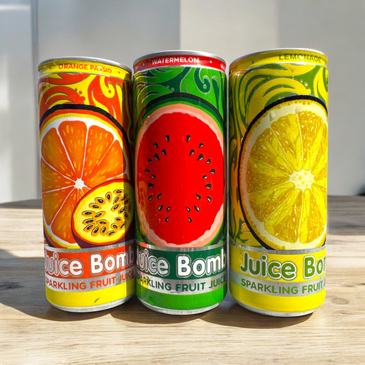 *New In Store* Juice Bombs - simply carbonated fruit juice, no nasties